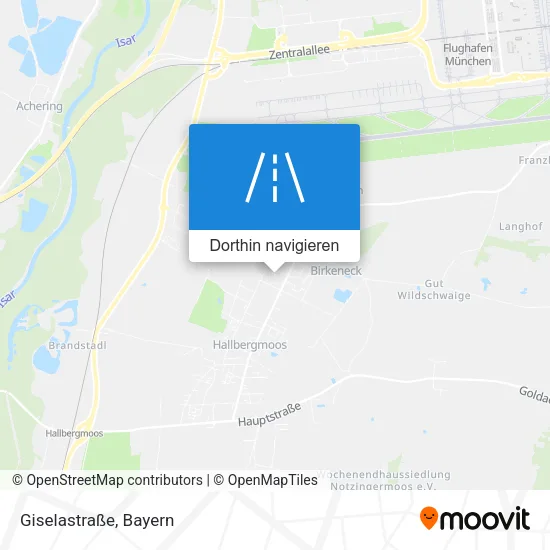 Giselastraße Karte