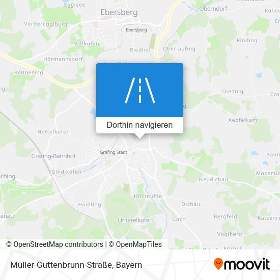 Müller-Guttenbrunn-Straße Karte