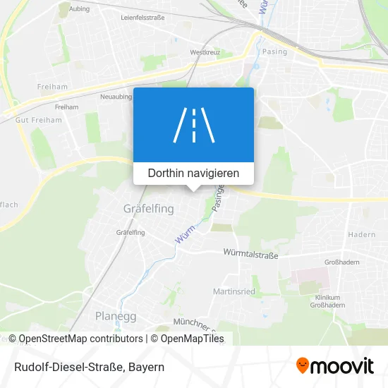 Rudolf-Diesel-Straße Karte
