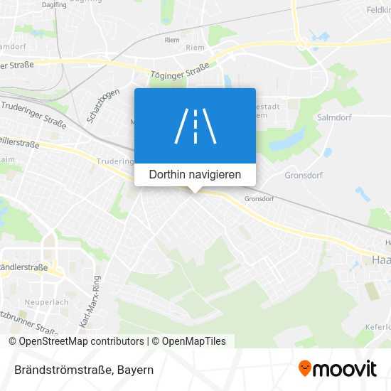 Brändströmstraße Karte