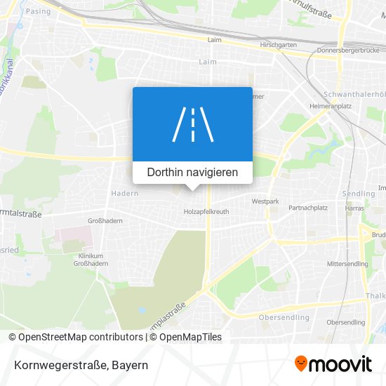 Kornwegerstraße Karte