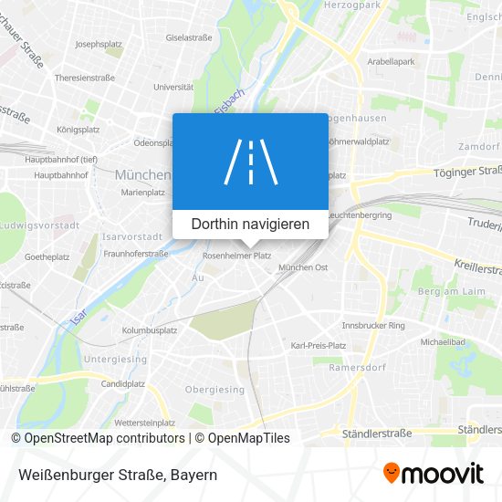 Weißenburger Straße Karte