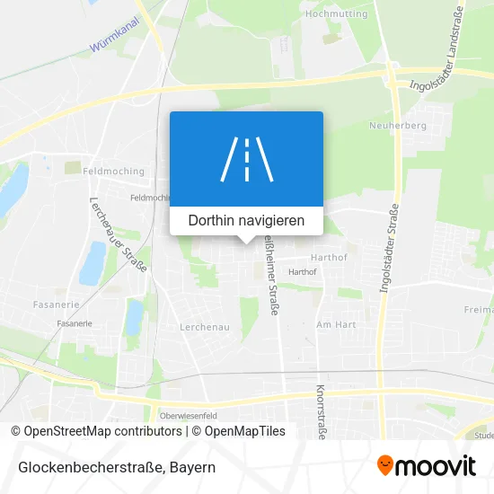 Glockenbecherstraße Karte