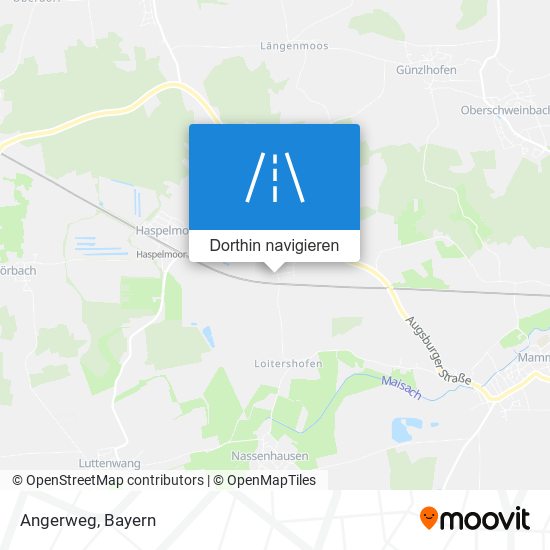 Angerweg Karte