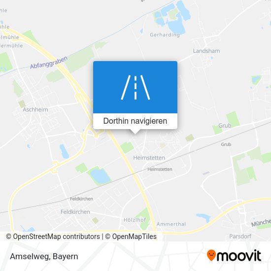 Amselweg Karte