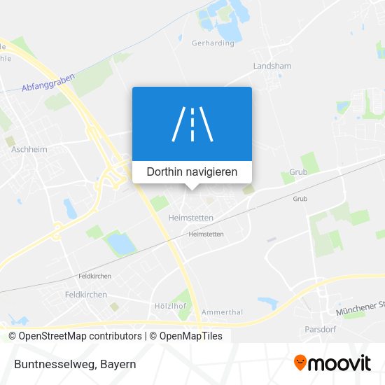 Buntnesselweg Karte