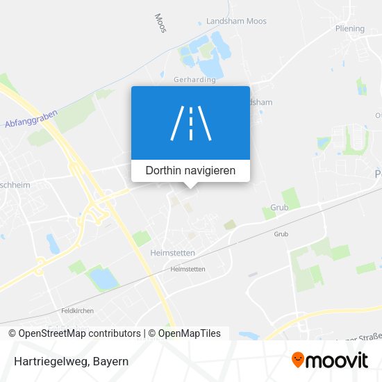 Hartriegelweg Karte