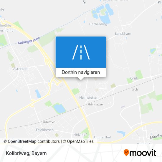 Kolibriweg Karte