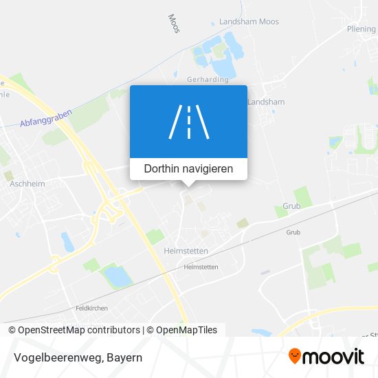 Vogelbeerenweg Karte