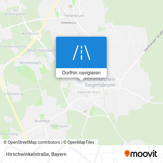 Hirschwinkelstraße Karte