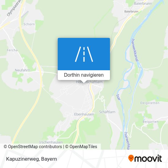 Kapuzinerweg Karte