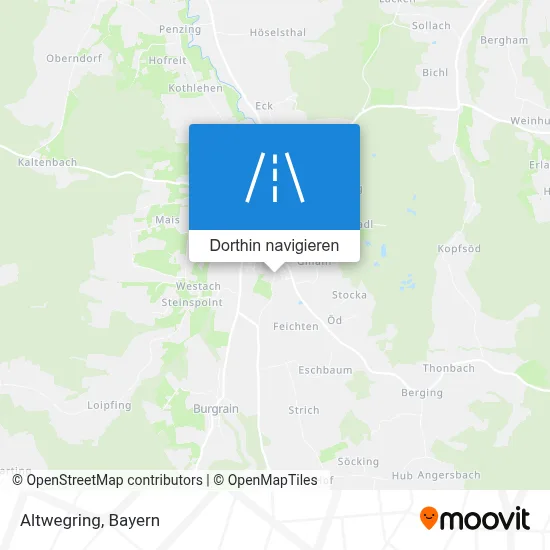 Altwegring Karte