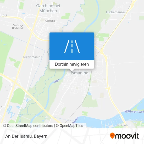 An Der Isarau Karte