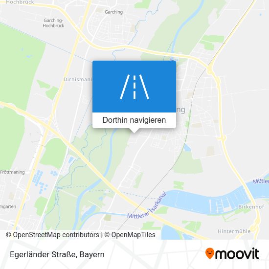 Egerländer Straße Karte