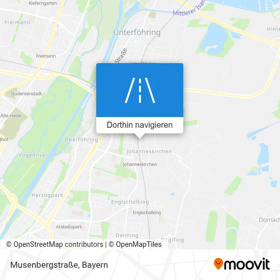 Musenbergstraße Karte