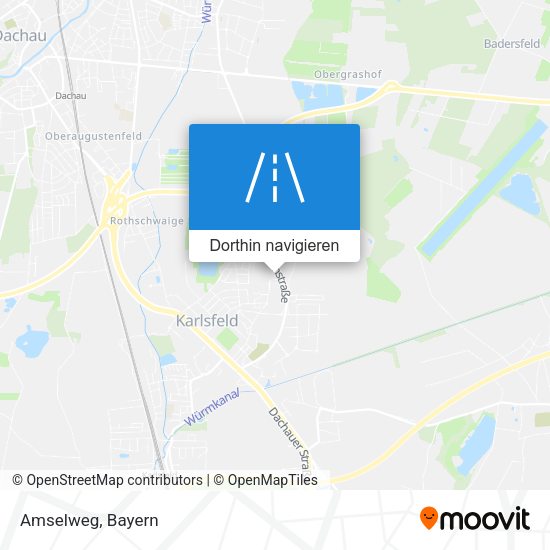 Amselweg Karte