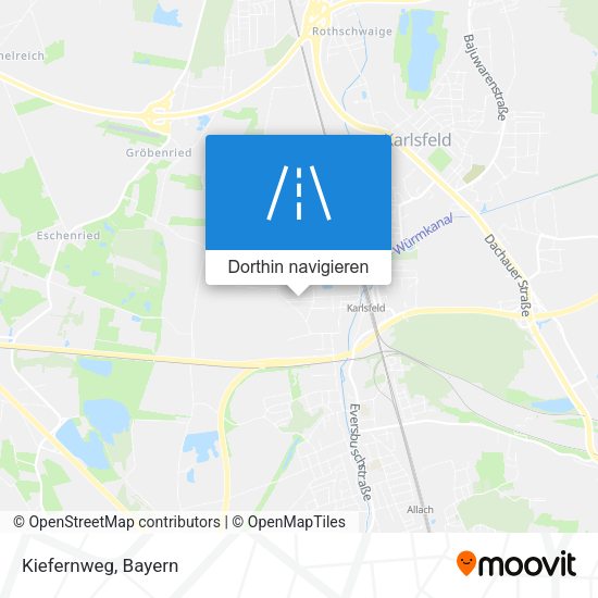 Kiefernweg Karte