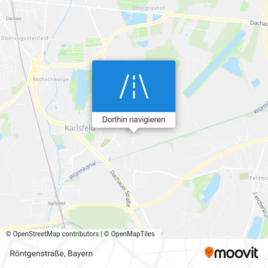 Röntgenstraße Karte