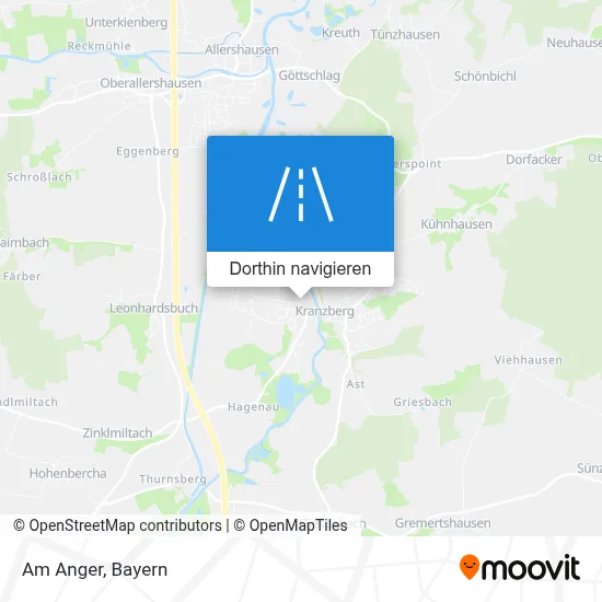 Am Anger Karte