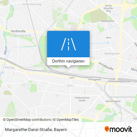 Wie komme ich zu der MargaretheDanziStraße in Laim mit