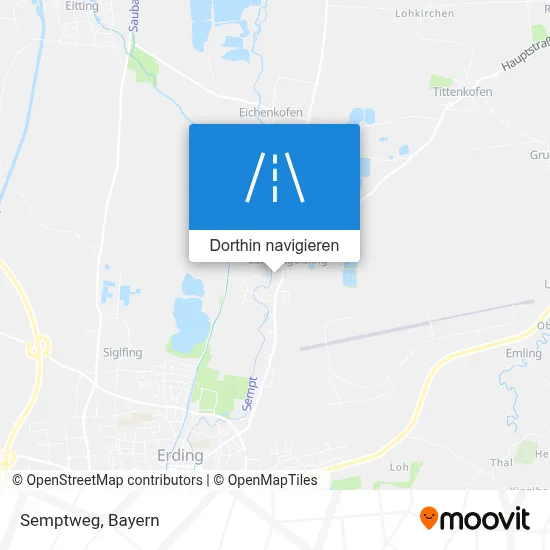 Semptweg Karte