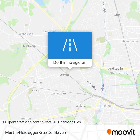 Martin-Heidegger-Straße Karte