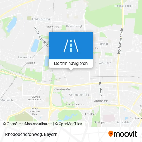 Rhododendronweg Karte