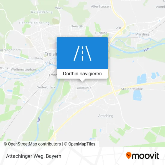 Attachinger Weg Karte