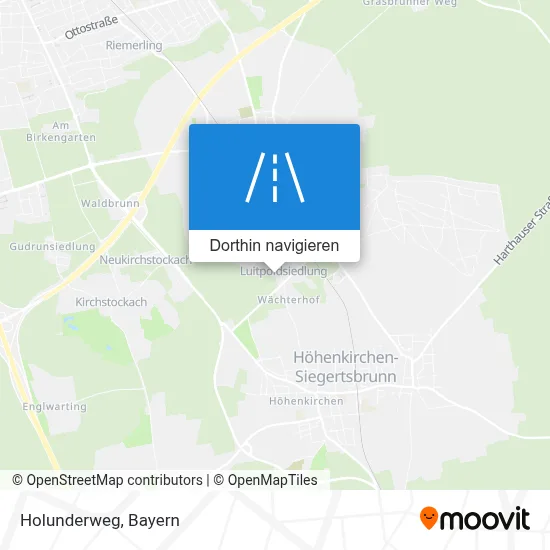 Holunderweg Karte