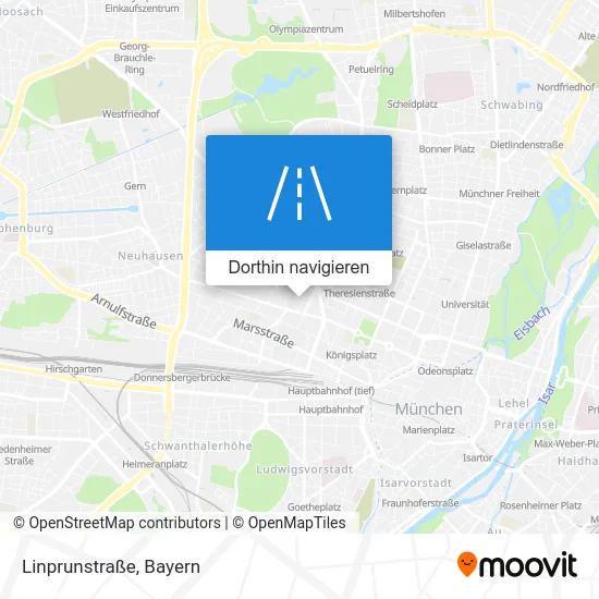 Linprunstraße Karte