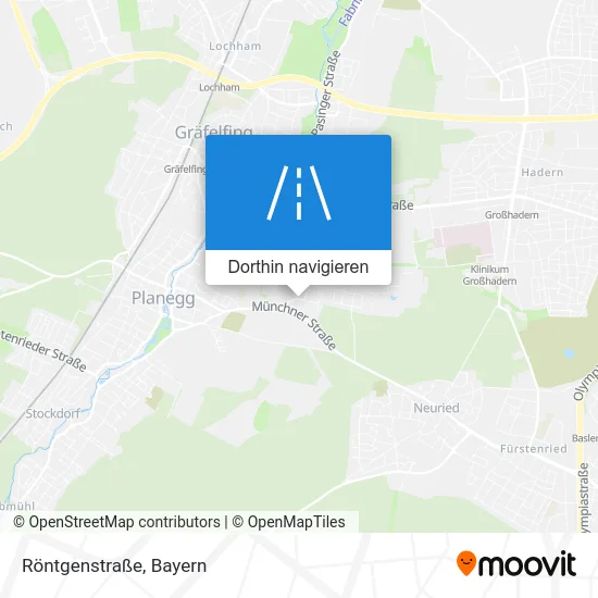 Röntgenstraße Karte