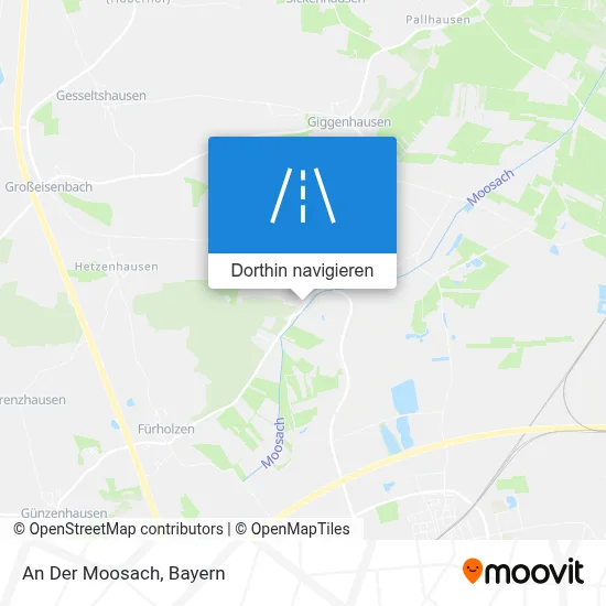 An Der Moosach Karte