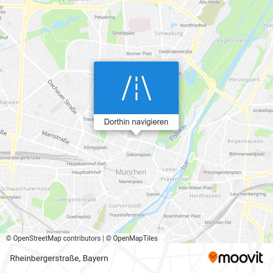 Rheinbergerstraße Karte