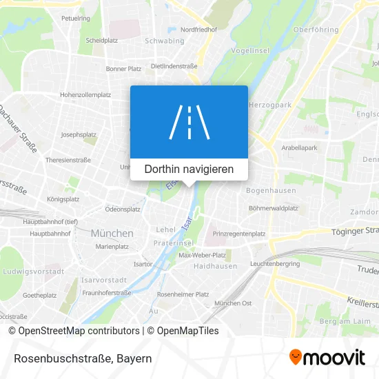 Rosenbuschstraße Karte