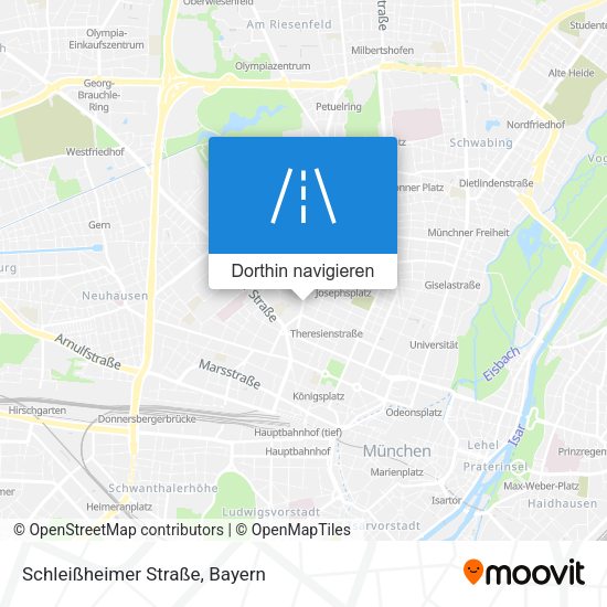 Schleißheimer Straße Karte