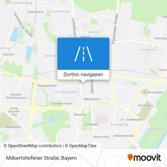 Milbertshofener Straße Karte