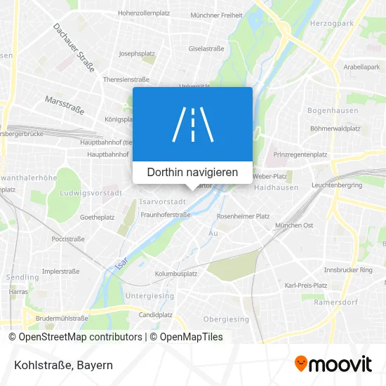 Kohlstraße Karte