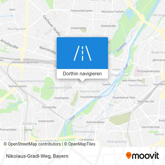 Nikolaus-Gradl-Weg Karte