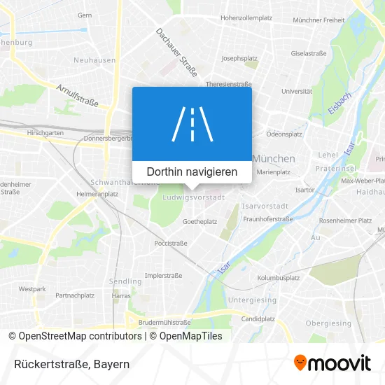 Rückertstraße Karte