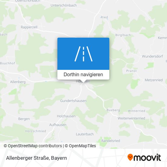 Allenberger Straße Karte