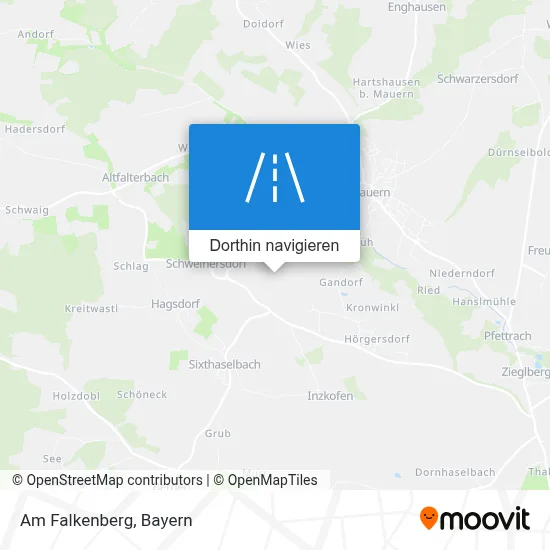 Am Falkenberg Karte