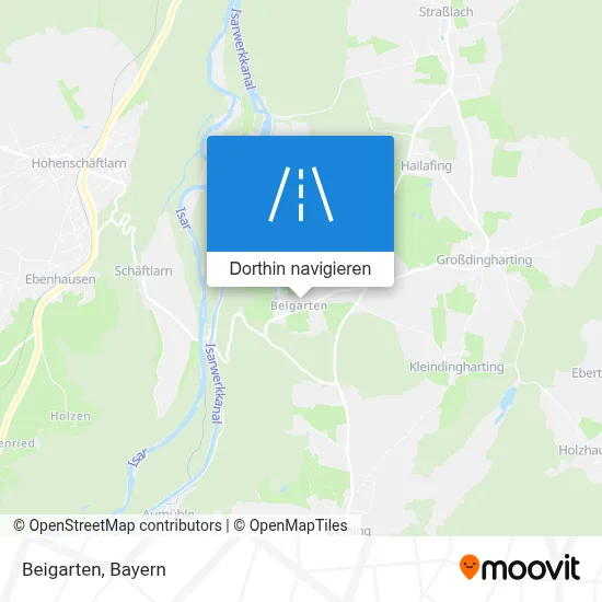 Beigarten Karte