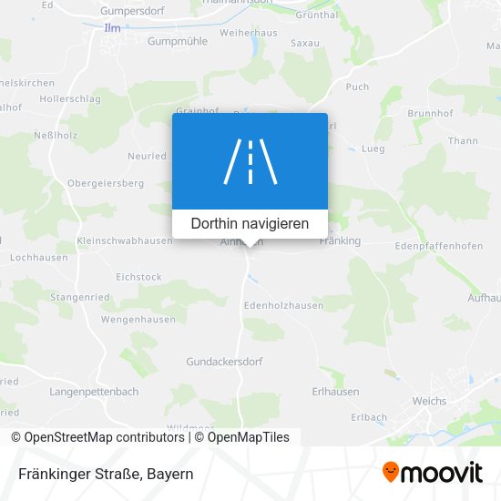 Fränkinger Straße Karte