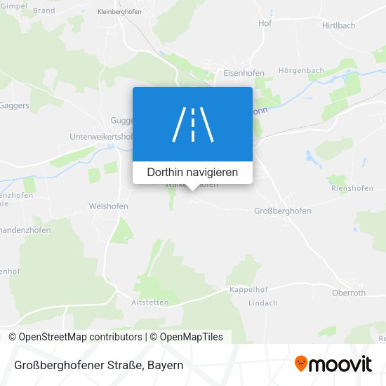 Großberghofener Straße Karte
