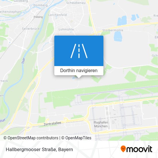 Hallbergmooser Straße Karte