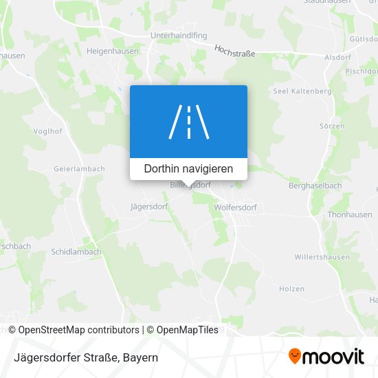 Jägersdorfer Straße Karte