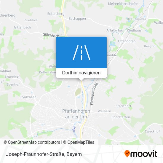 Joseph-Fraunhofer-Straße Karte