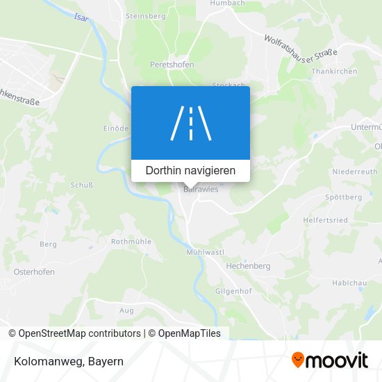 Kolomanweg Karte