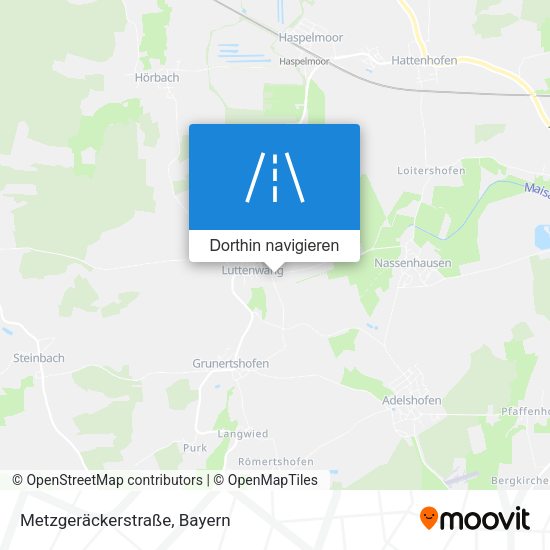 Metzgeräckerstraße Karte