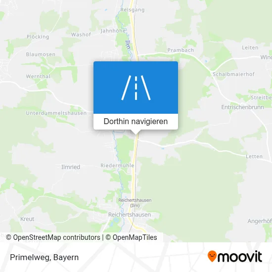 Primelweg Karte